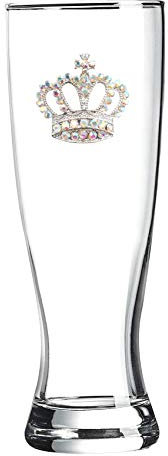 Aurora Borealis Krone Edelsteinbesetztes Glaswaren Pilsner glas