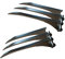 2 Stück 1 Paar X-Men Wolverine Klauen Kunststoff Cosplay Kostüm Requisiten Xmen Logan Replik Wolf Mann Cosplay Silber