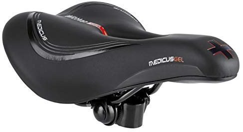 Wittkop Medicus Fahrradsattel Sattel Trekking Schwarz