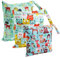 BelleStyle Wet Bag Nappy Bag,3 PCS Wet Dry Bag, Reusable Produce Bags,Waterproof Washable Hanging Large Two Zippered Pockets for Baby Diaper Travel Beach Pool Daycare Gym