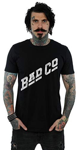 Absolute Cult Bad Company Men's Distressed Logo T-Shirt