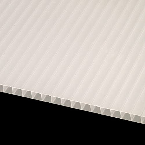 IRONLUX Placa o Panel de policarbonato Celular - 6mm (Opal-Blanco Hielo) (Policarbonato, 150x105cm)