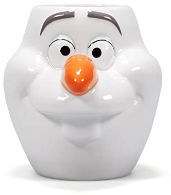 Half Moon Bay MINMDC02 Taza pequeña de Olaf de Frozen, cerámica