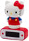 Teknofun - Licence Hello Kitty - Réveil Lumineux Hello Kitty 17 cm - 2 Modes d'éclairages - Fonctionne avec 3 Piles AAA/Câble USB (Inclus) - 811123