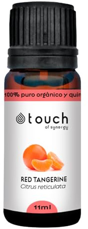 Huile essentielle de mandarine rouge (Citrus Reticulata) 100% pure, organique et chimiotypée (11mL)