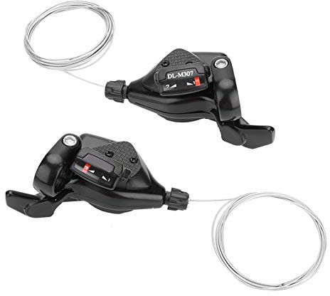 Schalthebel Fahrrad, Fahrradschaltrad Schaltwerk Links/Rechtsschalthebel 1 Paar Triple 3X7 / 8/9 für Fahrradzubehör mit Geschwindigkeitsregelsystem(3 * 8Speed)