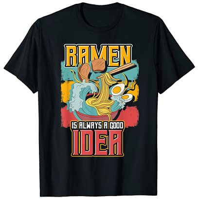 Amoureux De Cuisine Japonaise Kawaii Manga Bol De Ramen T-Shirt