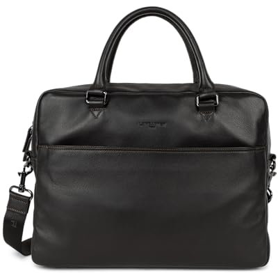 LANCASTER | Soft Vintage Homme - Grand porte documents Cuir de Vachette Pleine Fleur Marron