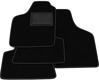 Fußmatten kompatibel mit Renault Twingo 1 1993-2007 ohne Dekor, maßgeschneiderte Automatten Set, Teppichboden, Autoteppich-Set