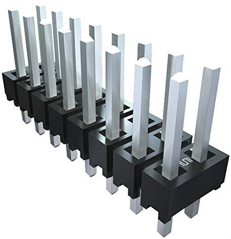 Header, 2,54 mm, THT VERT, 4 Wege, PC-Board-to-Board-Pin-Headers, 10 Stück | TSW-104-23-T-S