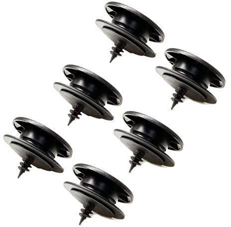ZYNCUE 6 Stück Universal-Auto-Matten-Befestigungsclips, Bodenhalter, Teppich-Clips, Schnalle, rutschfester Pad-Verschluss für Fahrzeuge, Fußmatten