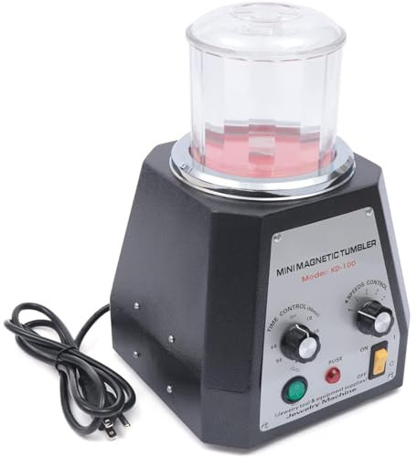 Schmuckpolierer Finisher Maschine, Mini Magnetic Tumbler, Schmuckpolierer Finisher Diamond Finishing Machine, 100mm Schmuckpolierer Und Finisher Maschine, Schmuckbecher Mit 4 Geschwindigkeitsregelung