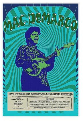 Mac DeMarco Musikposter (2) Leinwand Poster Schlafzimmer Dekor Sport Landschaft Büro Zimmer Dekor Geschenk Unframe-Stil 20 x 30 cm