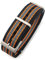 AMSOH Nato-Uhrenarmband aus Nylon, 20 mm, 21 mm, speziell für Omega-Uhr, Seamaster 007, Commander James Bond, weiches Canvas-Stoffband (Farbe: 007 schwarz-orange, Größe: 21 mm)