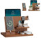 Semiocthome Wood Phone Docking Station with Separate Phone Stand, Anniversary Presents for Him or Her, Birthday Presents for Men Dad Husband Boyfriend Son, Bedside Desk Organiser Brown