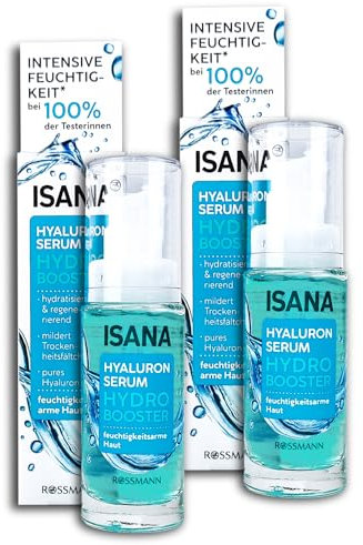 2 er Pack ISANA Hydro Booster Hyaluron-Serum 2 x 30 ml