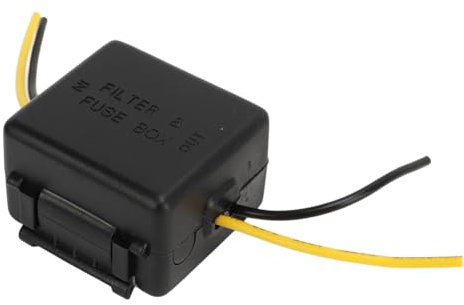SweetSerenade Filtro de Potencia para AutomóVil Filtro de Fuente de AlimentacióN EstéReo de 12 V Reductor de Ruido de Audio, para Amplificadores Ecualizadores