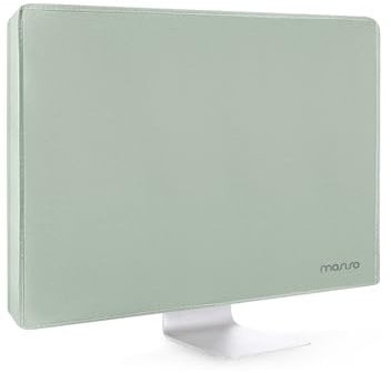 MOSISO Monitor Dust Cover 26, 27, 28, 29 inch Anti-Static Dustproof LCD/LED/HD Panel Case Computer Screen Protective Sleeve Compatible with iMac 27, 26-29 inch PC, Desktop and TV, Antique Green