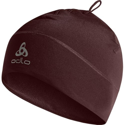 Odlo Unisex Polyknit Warm Hat Laufbekleidung Mütze Fudge - Braun