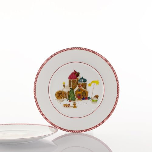 WEISSESTAL Set 6 piatti frutta/dolce 22cm Sweet Natale