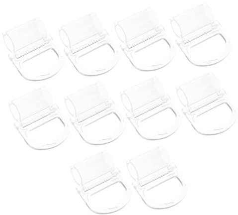 DECHOUS 10stücke Teiliges Transparente Kunststoff Rolladen-zuggriffe Aus Abs Kompatibel Mit Vorhangstangen Passend Für Gängige Rollos Und Schnurlose Fensterrollos Einfache Montage Ohne Wer