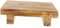 JEWEDECO Tabouret en Bois Multifonctionnel Rétro pour Bureau Support de Plantes et Repose-Pieds 30 CM en Bois Massif pour Maison et Jardin