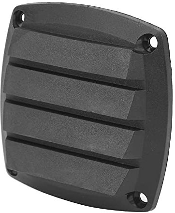 3 in Marine Air Vent Grille Belüftung Führung Jalousie Abdeckung Schwarz Kunststoff für Yacht