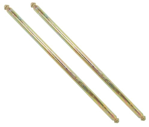 Healifty Garbage Bin Wheel Axle 55cm Galvanized Shaft Wastebasket Axle Repair Kit Outdoor Trash Can Replacement Parts 2pcs for Garbage Equipment Maintenance