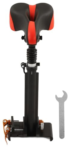 Drikou Electric Scooter Seat Sattel, Faltbare verstellbare Universal Punch Scooter -Sitzersatz für M365