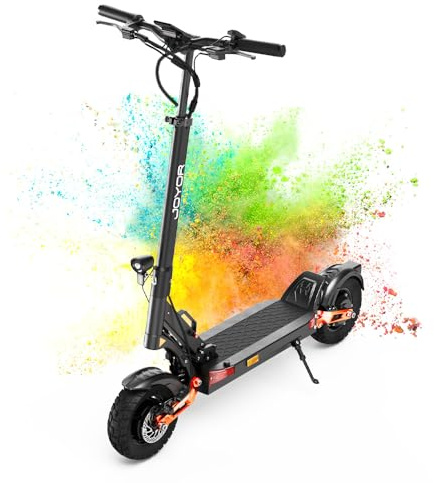 Joyor T10 para Adultos Profesional Todoterreno, Batería de 60V 18Ah, Motor de 2x1000W, Autonomía de 75 km, Neumáticos Todo Terreno, Freno hidráulicos, Luces de Giro