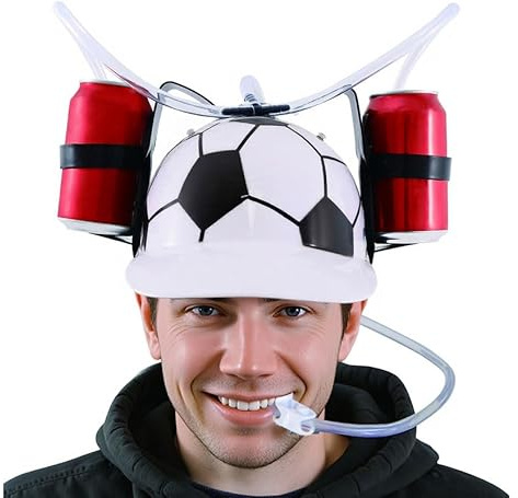 ZZ DISFRAZZES | Casco para Bebida Fútbol