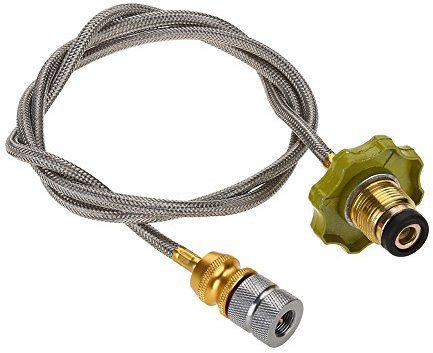 Outdoor Camping Stove Refilling Adapter Converter Steel Gas Bottle Flat Tank Connector Propane Adapter for Hiking Camping Picnic
