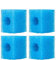 NO.17 Spugna Filtro per Acquario, Confezione da 4 di bio-schiume per Filtro Interno da 500L/H 800L/H