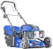 Hyundai 17/43cm 139cc Electric-start Self-propelled Petrol Roller Lawnmower, 5 Adjustable Cutting Heights, 45l Grass Collector Bag, Foldable Handles, 3 Year Warranty