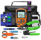 YICIZOL 30km Visual Fault Locator,Optic Fiber power Meter With FC,SC Connector, Optic Fiber Cleaver and FC/UPC(Male) to LC/UPC(Female) Adapter FTTH tool kits For CATV engineering