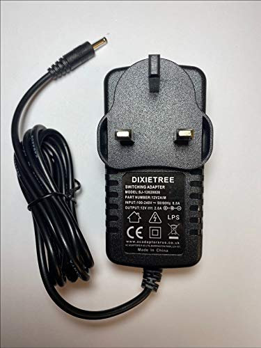 Replacement for 12V AC-DC Adaptor Power Supply Charger for Iota Flow Laptop Notebook