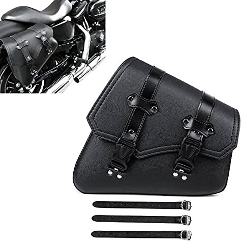 Motorrad Satteltasche für Cruiser und Chopper Seitentasche SB4 rechts schwarz