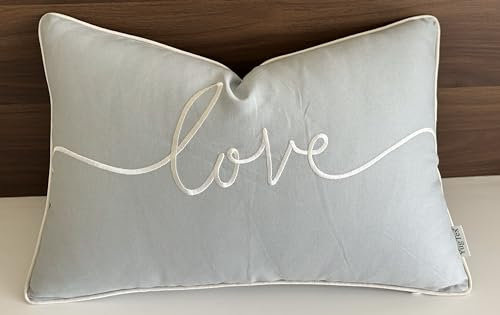 YugTex Love Sentiment Kissenbezug, Motiv Rotkehlchen, 30,5 x 45,7 cm