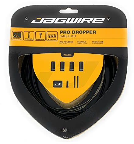 Jagwire Pro Dropper Komplettset Cable Kit, Schwarz, TU