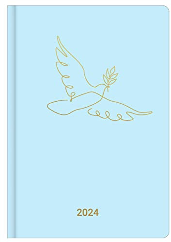 BE KIND 2024 - Diary - Buchkalender - Taschenkalender - 14,8x21: Booklet Diary GlamLine