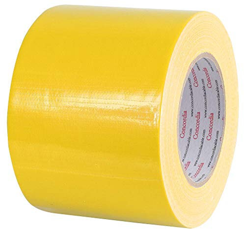 Wasserdichtes Gafferband, YEL 100 mm, Gaffer-Klebeband, 1 Stück