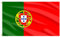 AhfuLife Grande Drapeau Portugal 90×150cm, 2Pcs Drapeau Portugais Double Face avec œillets en Laiton en Polyester pour Euro Football Match Coupe du Monde Sportive et Jardin Bar Intérieur Décoration