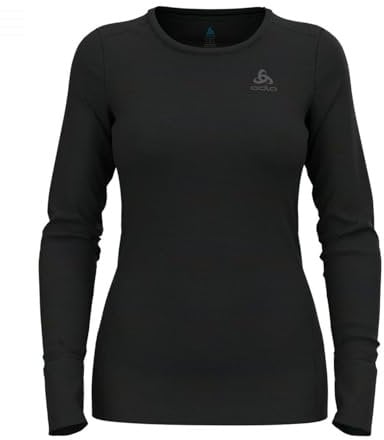 Odlo Thermounterwäsche Damen Merino 200 I Merino Unterwäsche Damen I Langarm Thermoshirt