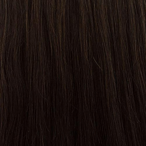 GLOBAL EXTEND® Invisible Tape I Hochwertiges Haar I Unauffällige Befestigung I Vielseitige Extensions I Schonende Anbringung I Wiederverwendbar (45 cm, dunkelbraun)