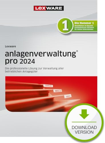 Lexware anlagenverwaltung pro 2024 Download Jahresversion (365-Tage) | PC | PC Aktivierungscode per Email