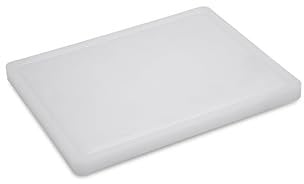 METRO Professional Tabla de cortar, GN 1/2, polietileno de alta densidad (HDPE), 32,5 x 26,5 x 2 cm (blanco)