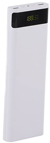 PenRux 50000 MAh Tragbares Ladegerät, Tragbares Dual-USB-Ladegerät, Schlanker Reise-Akku, 10K-Akku, USB-C-Schnelllade-Backup-Powerbank für BC1.2, IOS, HW, (White)