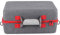 Juwaacoo Storage Bag for Portable Carry Bag, Waterproof Game Controller Bag, Organiser Bag for Console, gray, standard size