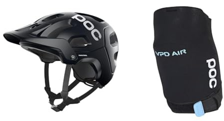 POC Tectal Fahrradhelm - Leichter Trail- und All-Moutainh-Helm & Joint VPD Air Elbow - Leichter und Flacher Ellbogenschützer, der Komfort und Sicherheit am Trail gewährt, L