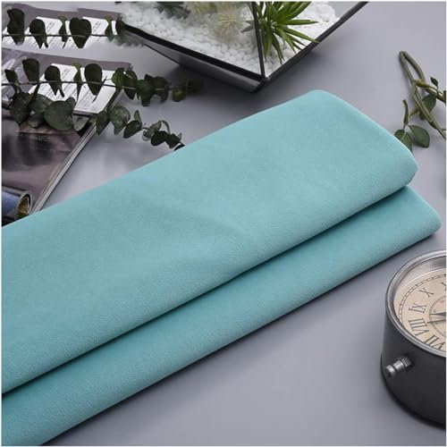 MekUk Plüschtoffe Samtstoff, 148 cm breit, Polyester, weicher Veloursstoff for Sofa, Stuhlkissen, Neupolsterung, Heimdekoration(Size:3m)